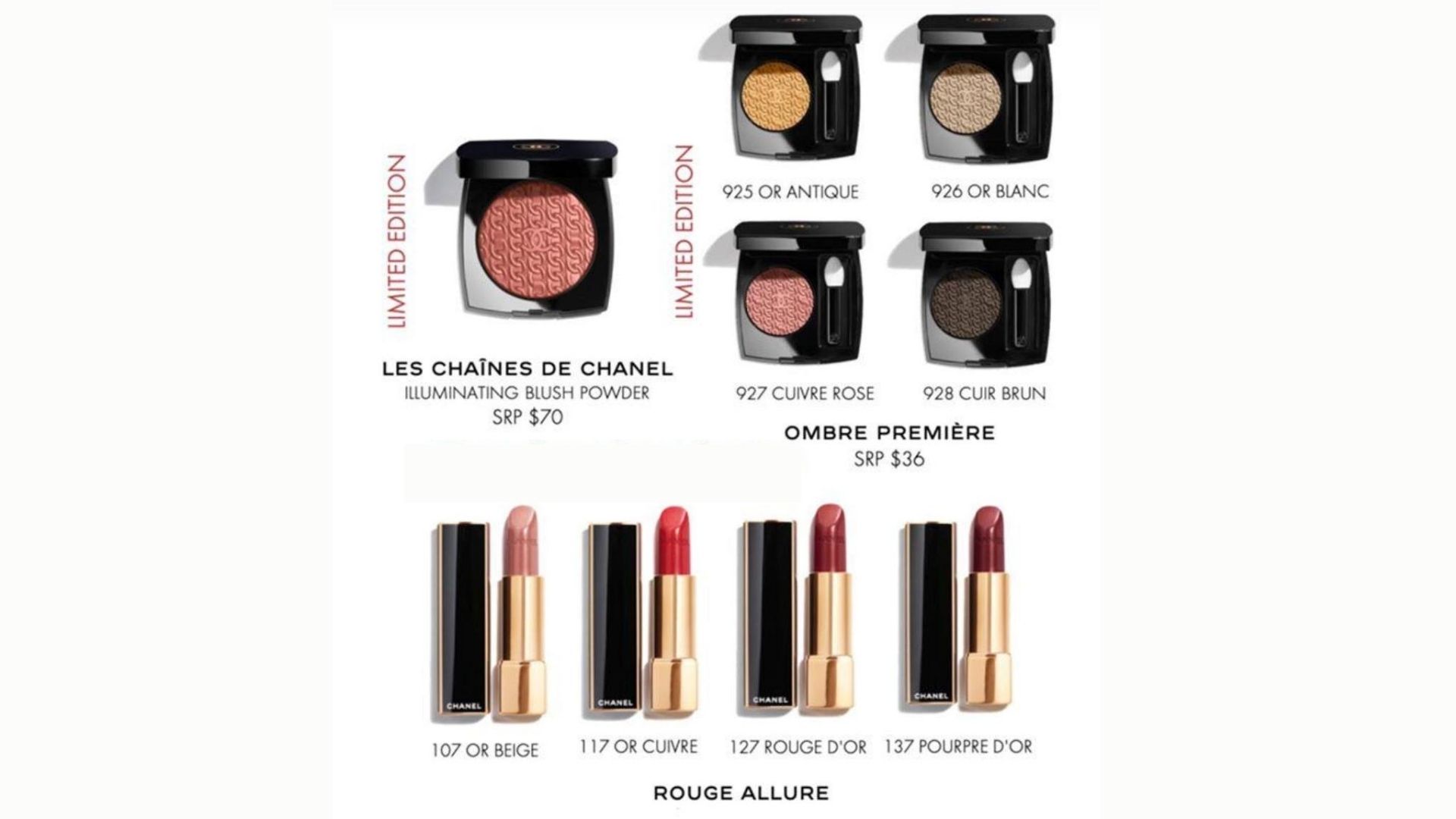 Chanel Holiday 2020 Makeup Collection Angela van Rose